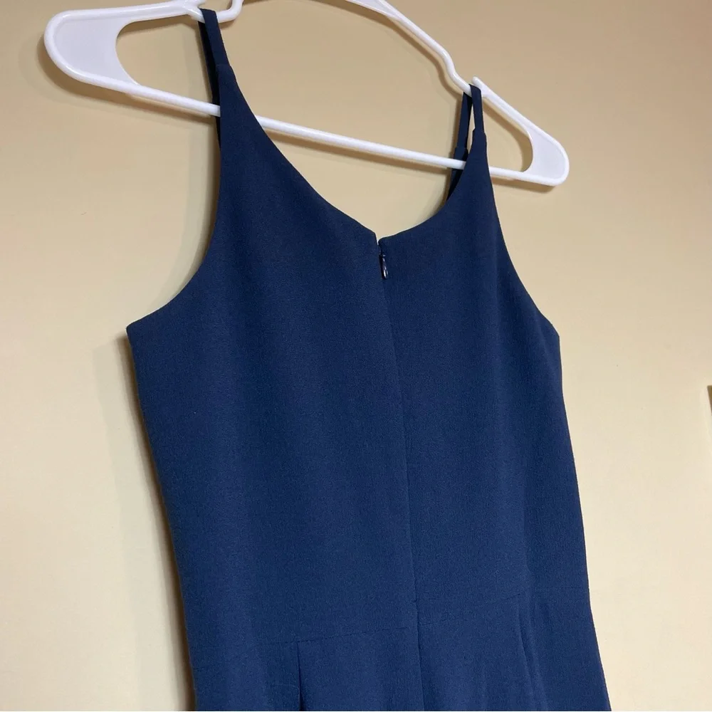 Dress The Population NWT ‘Iris’ V-Neck Side Slit Gown in ‘Midnight Blue’ Size XS - Picture 11 of 16